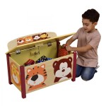 Bancuta ToyBox Jungle Safari Kids cu lada de stocare din  MDF Liberty House